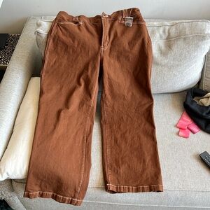 Madewell Emmett wide leg jeans, petite length